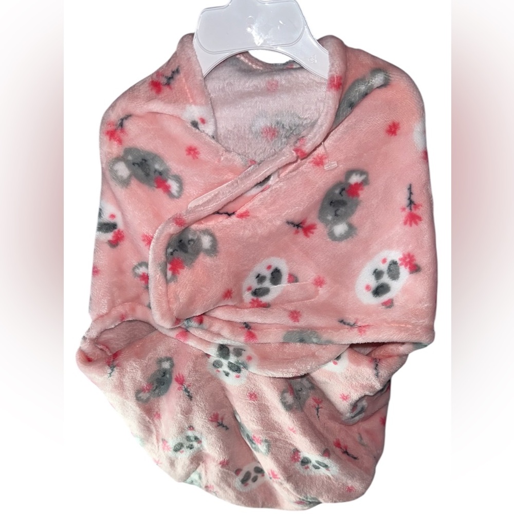 Baby Elements Cozy Pink Panda & Koala Swaddle Pajamas for Kids – Size 3-6 Months